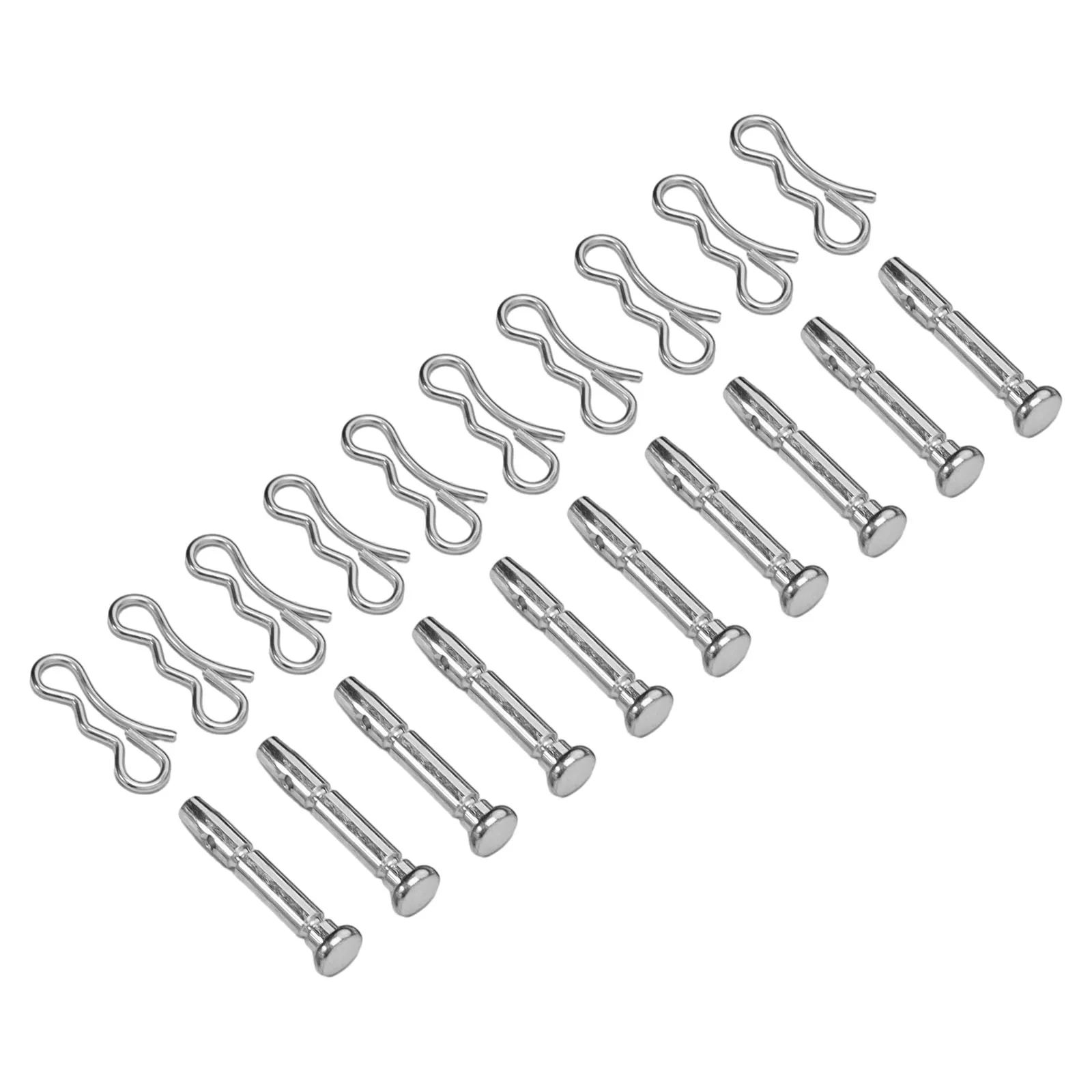 Convenient 20Pcs Shear Pins&Cotter Pins for Snowblower Set  Fits Most 2 Stage Models  Easy and Quick Replacement