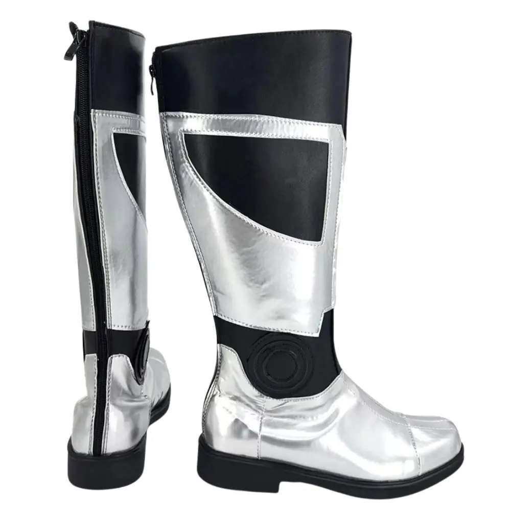 다스 몰 코스프레 신발 가죽 부츠 우주 전투 변장 의상 액세서리 성인 할로윈을위한 롤 플레잉 소품 맞춤 제작