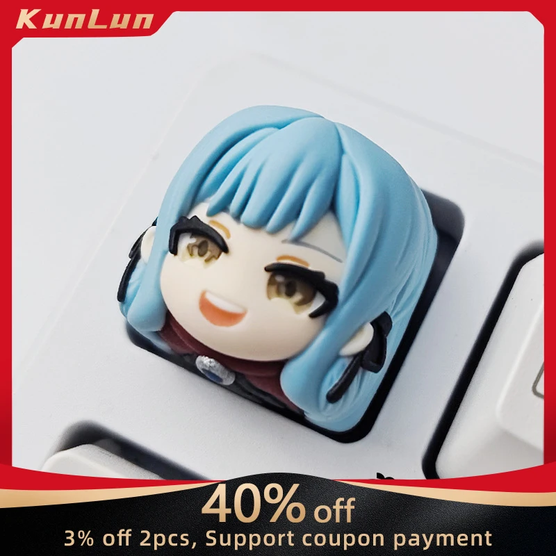 

BanG Dream! Ave Mujica Japanese Anime Peripheral Plastic Key Cap Collectible Keyboard Decoration Creative Gift for Boyfriend Toy