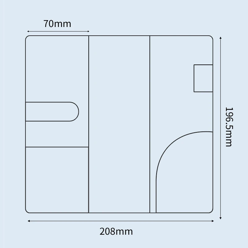 NEVER Kawaii Transparent Cover Weeks Planner Notebook Cover Small Fresh Hand Account Weekly Planner Book Jacket Protector