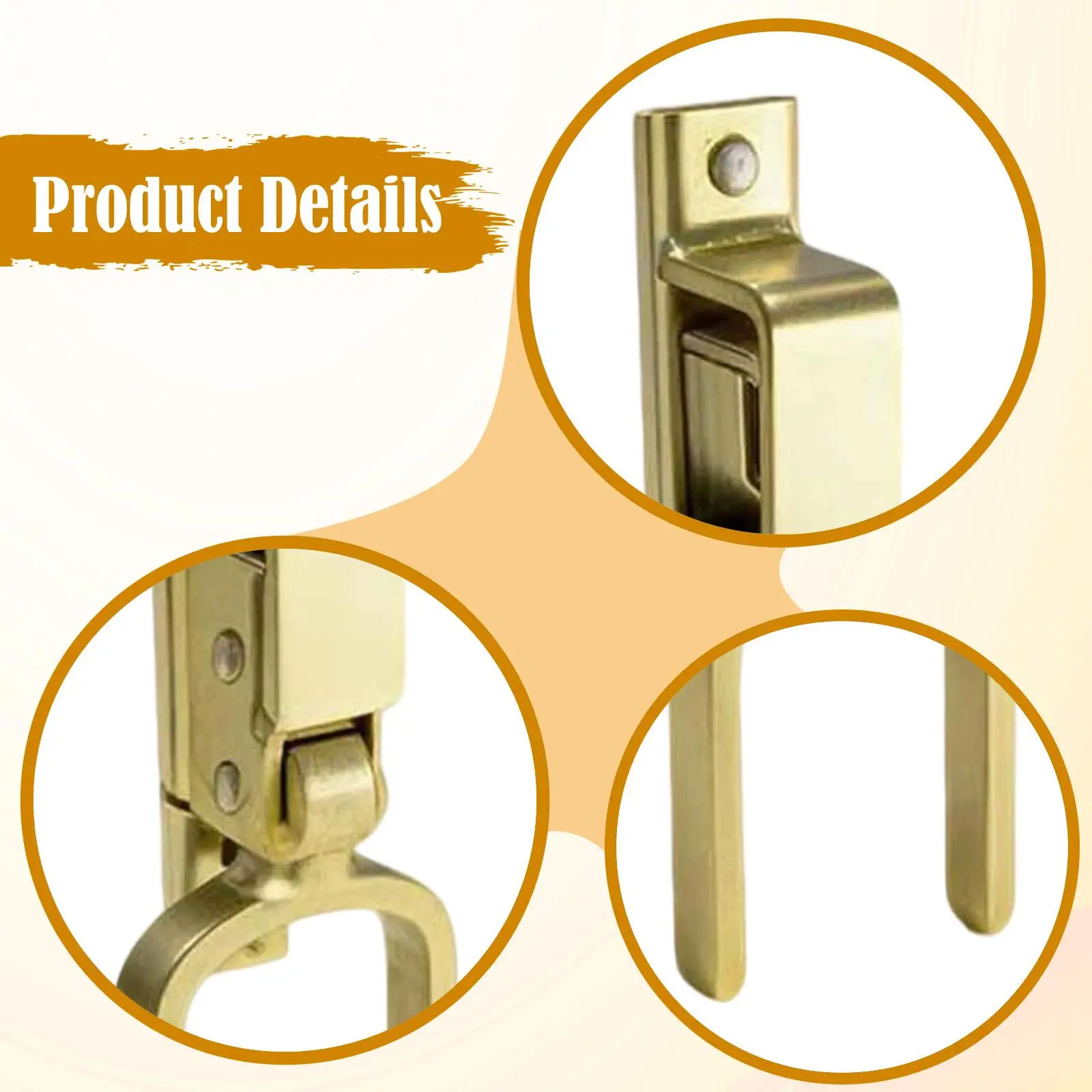 Yard Fence Gate Lock Universal Automatic Latch Garden Door Hardware for Pool Porch Courtyard Use