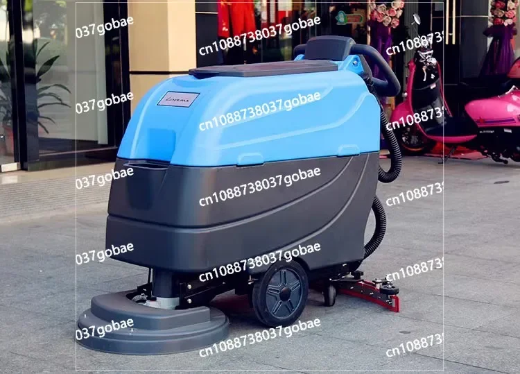 Industrial Workshop Floor Cleaner Hand-Propelled Floor-Washing Machine Property Garage Driving Mopping Machine