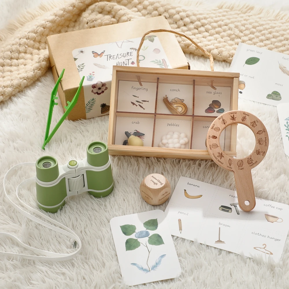 Baby Outdoor Avontuur Set Insect Observatie Box, Vergrootglas, Telescoop Bos En Boerderij Natuur Exploratie Games Kid Giff