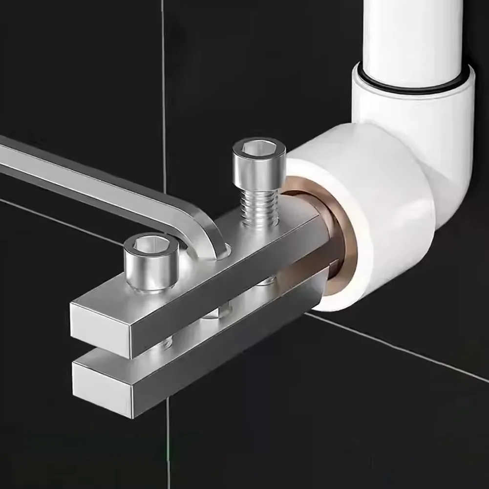 Broken Wire Extractor Threading Tools Tap Screw Remover Water-Tap Angle Valve Repair for 4/6 Points Bolt Extractor Plumbing Tool