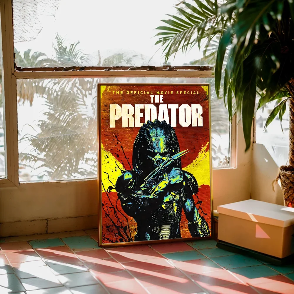 ملصق ورقة عمل المفترس ، ملصق ورقي مقاوم للماء ، لوحة جدارية فنية جمالية ، بار المقهى