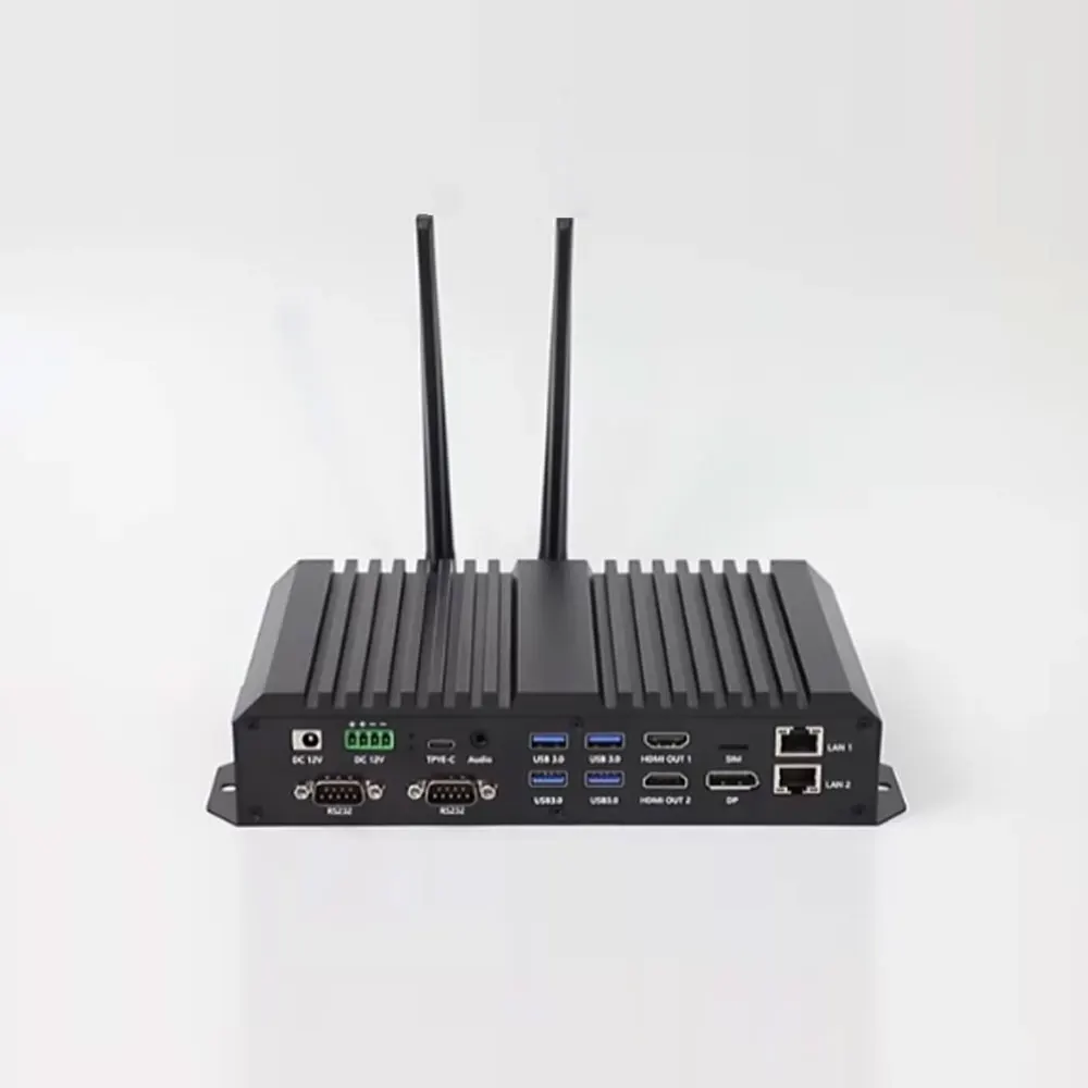Android 12 Media Box 8K MAX RK3588 Quad Core DDR4 8k Smart Industrial Box Lan 1000M Wifi6 Wifi BT 5.0 OTA USB3.0 HD