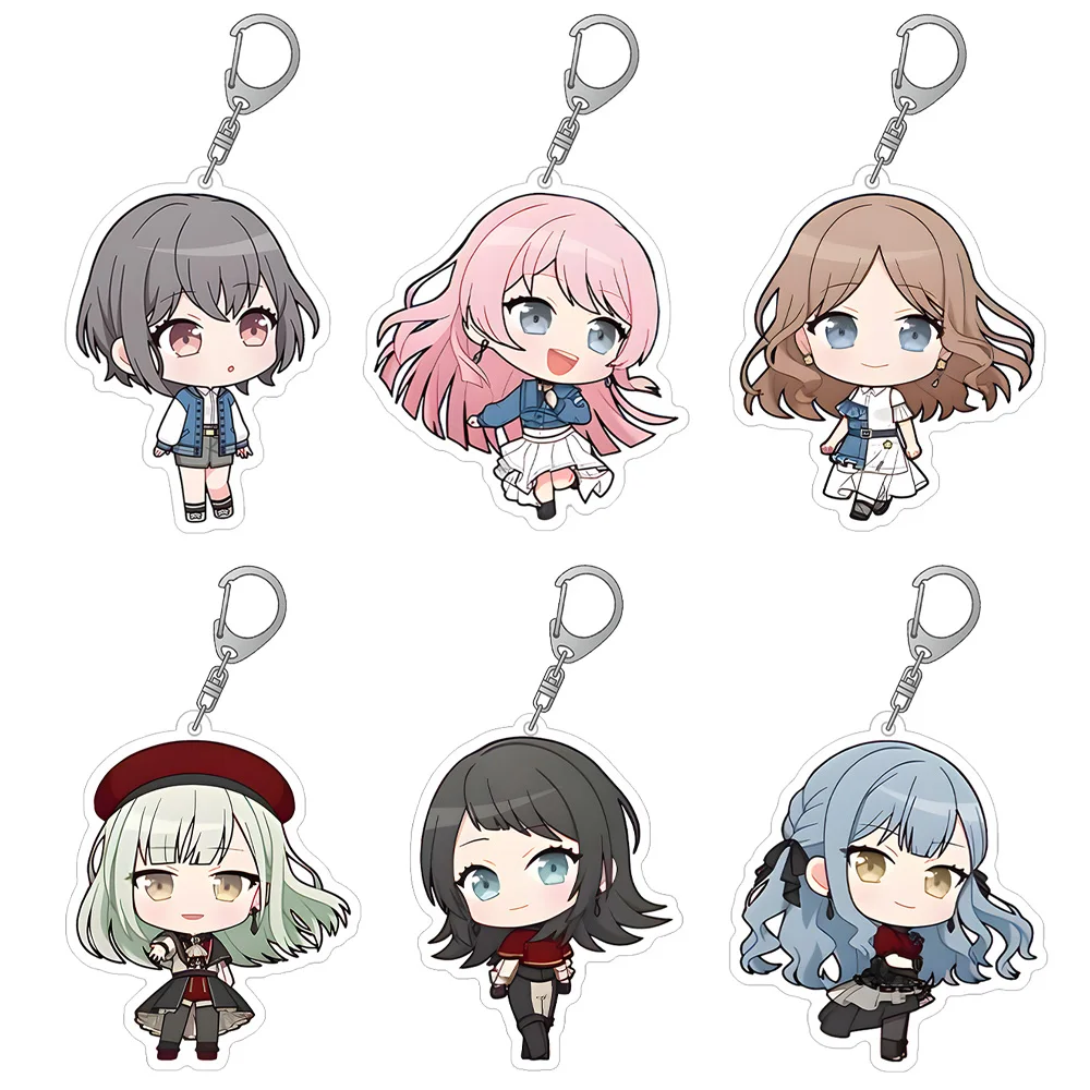 BanG Dream Girl Band TAKI SOYO RANA ANON TOMOR Doloris Mortis Timoris Amoris Oblivionis new Chibi anime Acrylic keychain keyring