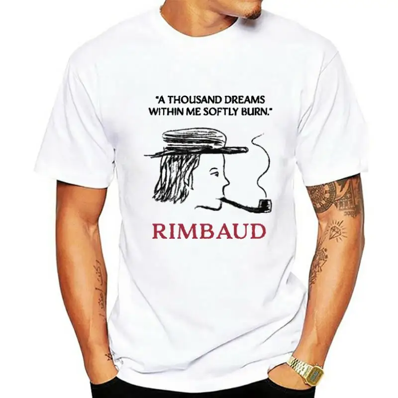 Arthur Rimbaud T Shirt Literary Shirts Book Shirts Rimbaud Shirts Poet T Shirt Inspiring Quotes Booklovers Classic Books