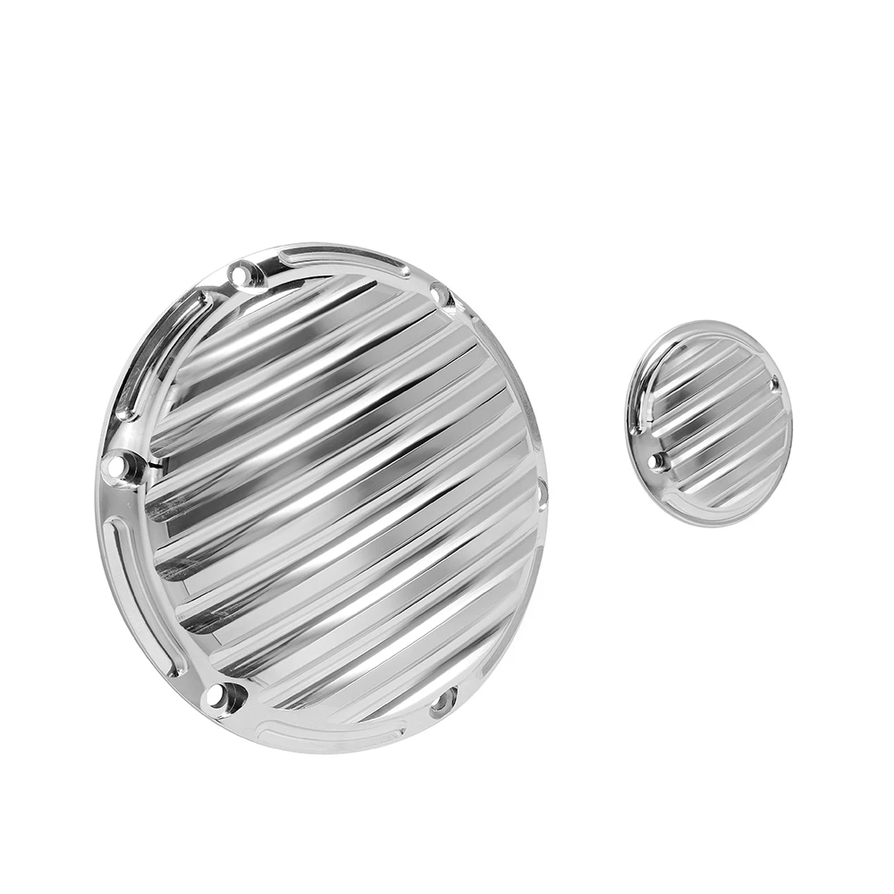 Motorcycle CNC Derby Cover Timer Timing Cover 6 Holes Set For Harley Sportster 883 1200 XL 2004-2017 72 Nightster Forty Eight