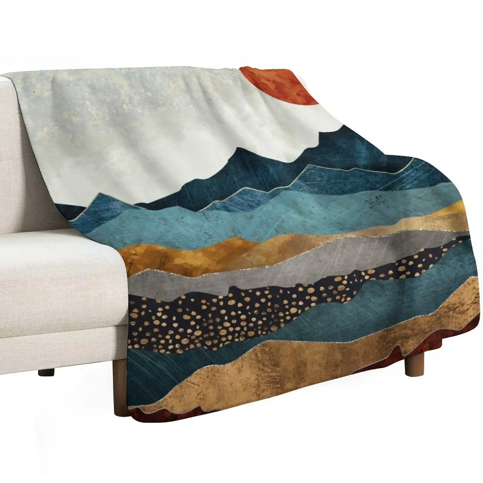 Amber Dusk Throw Blanket Extra Large Throw bed plaid Designers Beach valentine gift ideas Comforter Blankets