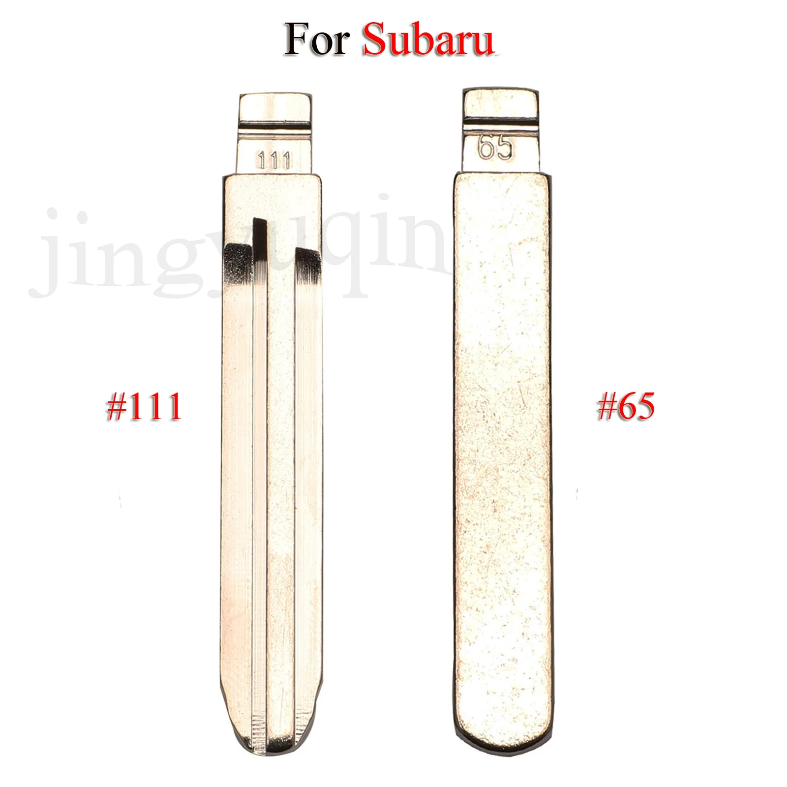 

jingyuqin Folding Car Key Blade For Subaru Forester Legacy Impreza Tribeca Outback XV KD #65 #111 Uncut Key Blank Replacement