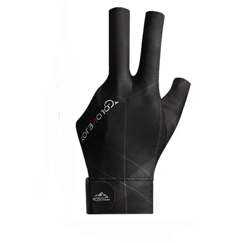 Fitness Accessories Elasticity Anti Skid Three Fingers Snooker Glove Left Hand Billiard Glove