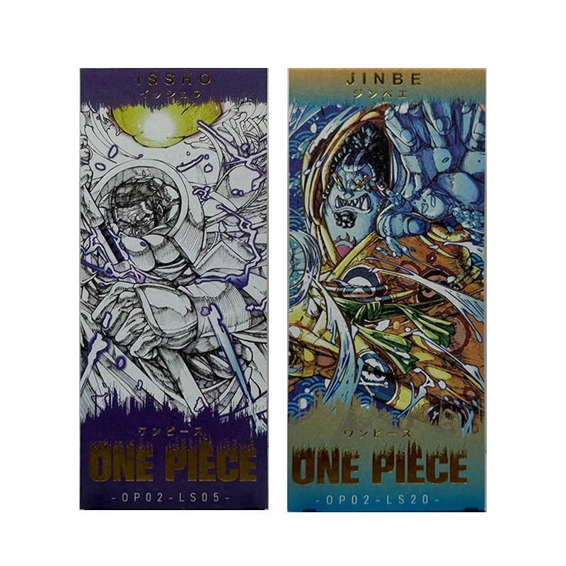 Japońskie Anime One Piece Jinbe Sanji Zoro Yanato Monkey D. Luffy Karty Kolekcjonerskie Prezenty Świąteczne Urodzinowe Zabawki dla Dzieci