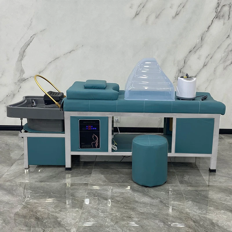 

Unique Economic Spa Washbasin Cosmetologist Shampoo Chairs Simple Bowl Salon Stylist Washing Beauty Customer Stand Furniture