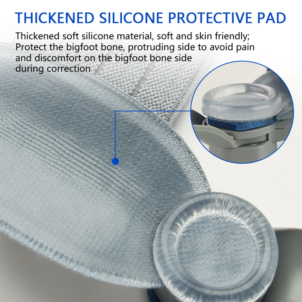 Tala alisadora de joanete, osso grande, alívio da dor nos pés, hálux valgus, protetor de cuidados com os pés, alisador de pés unissex