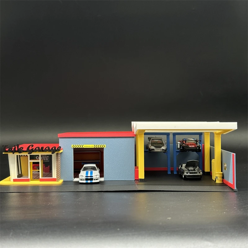 ☆ 1/64 Creative Garage ⑤ 1/64 Diorama - Rocket Bunny Diorama Garage Scene for Diecast Model