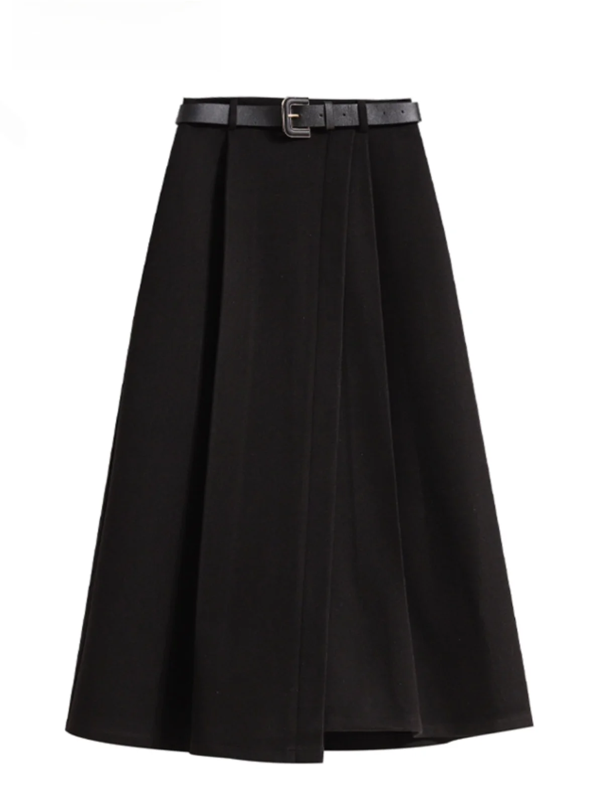 

High Waist Slimming f Skirt Women's plus Size Hip Covering Casual Skirt Korean Sle Loose Fit Polyester Spring New Arrival