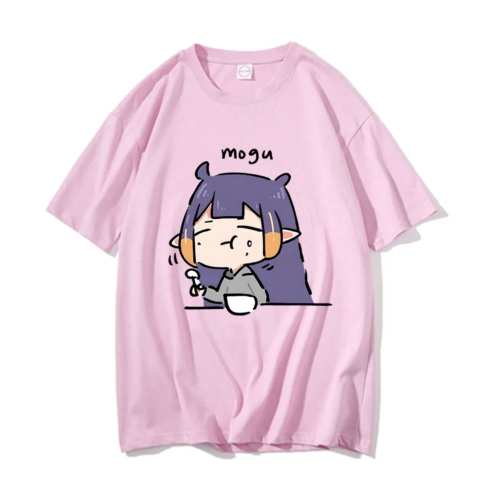 Ninomae Inanis Tako Tshirt 100% Cotton Tees Anime Graphic T Shirt Men/women Kawaii Clothes Oversized Summer Short Sleeve T-shirt