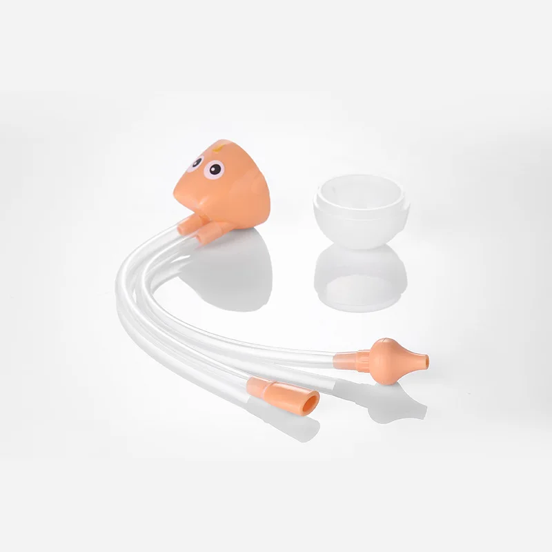 Nasal Aspirator Infant Suction Snot Nose Cleaner Baby Mouth Suction  Anti-reflux Silicone Suction Pipe Baby Health Care