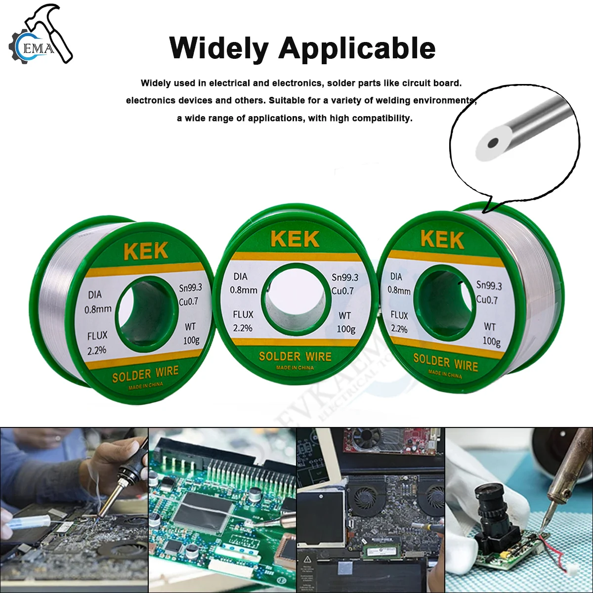 마일드 송진 코어 고순도 솔더 와이어 용접 플럭스 2% 다리미 케이블 릴, 183 ℃ 융점 0.8mm-1mm, 50-100g, Sn60Pb40 Sn99.3Cu0.7