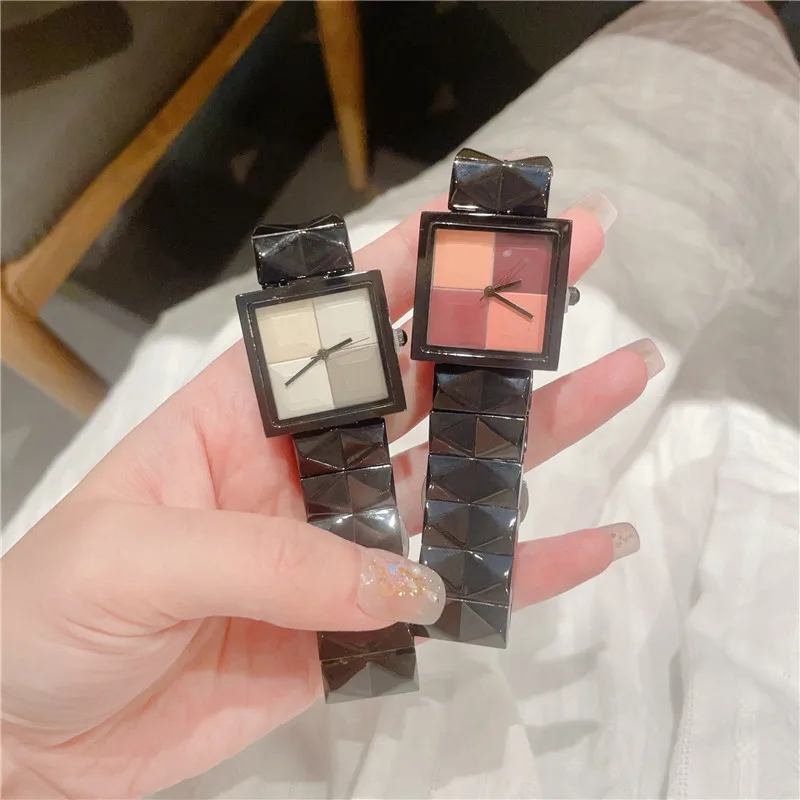 New Fashion Ladies Rouge design Watch Top Brand Luxury Square Wrist Watch Simple Women Dress Watch Relogio Feminino A225