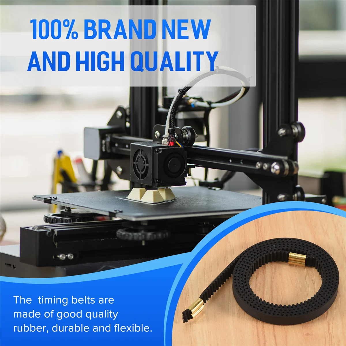 L68AX+Y Axis Synchronous Belt Gt2-6Mm X 765Mm+Y 720Mm Closed-Loop Timing Belt Terminal For Creatity Ender 3 3D Printer Parts