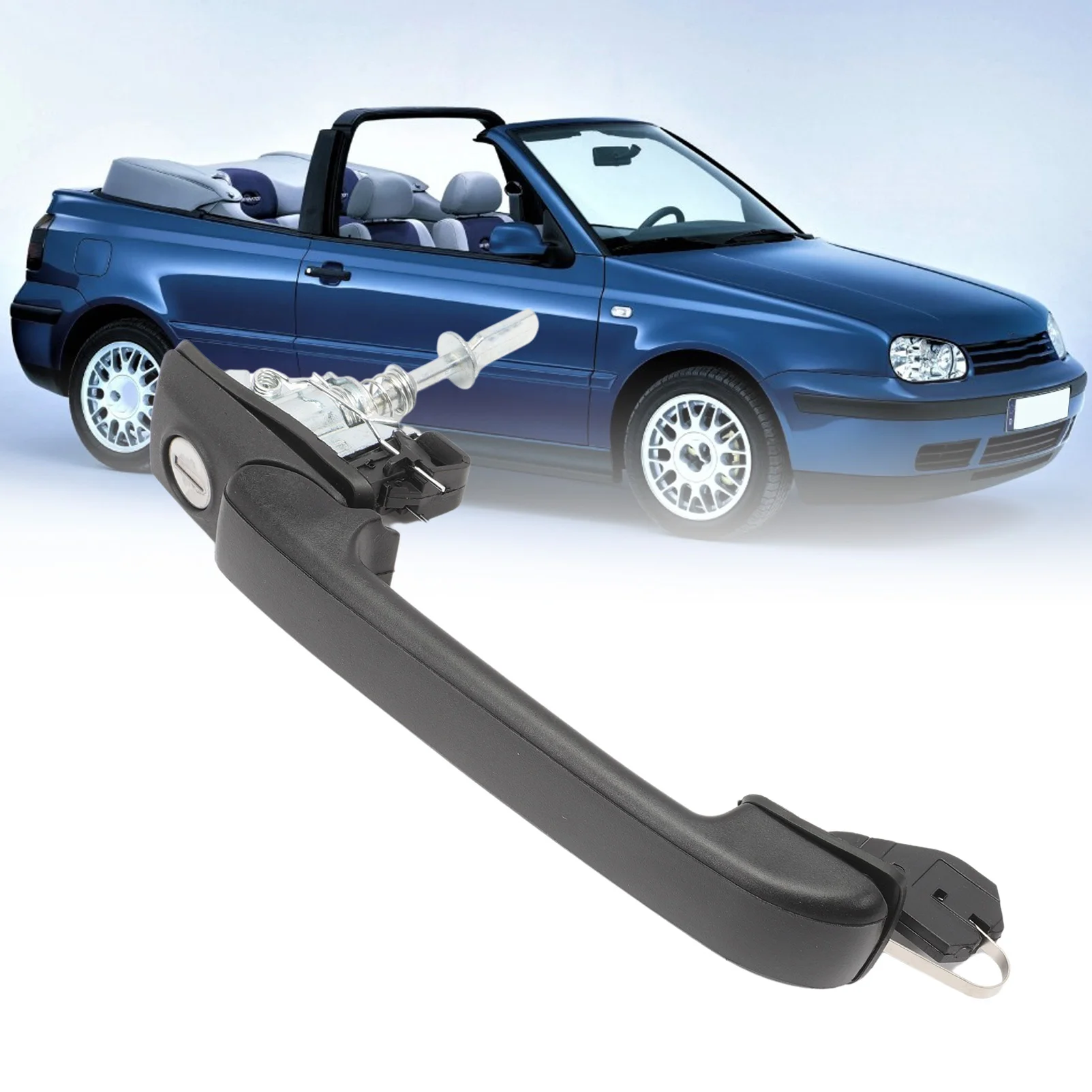 1 Set Ignition Lock Door Handle Lock Key Tailgate Lock Switch Tank Left Right for Golf 3 Cabrio Locking System