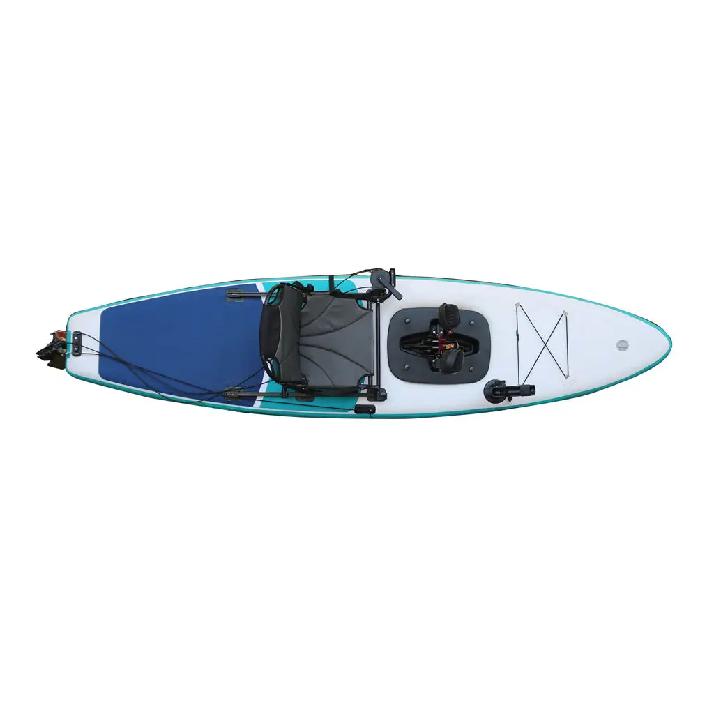 Vicking 3.2m Single Person PVC Pedal Kayak/Canoe SUP Surfboard Rowing Boat for Adults Inflatable Fishing Kayak for Rivers