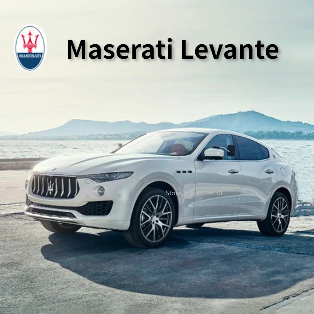 1/32 Alloy Diecast Scale Toy Maserati Levante Car Model Highly Simulated Open Door Sound Light Series Children\'s Christmas Gifts