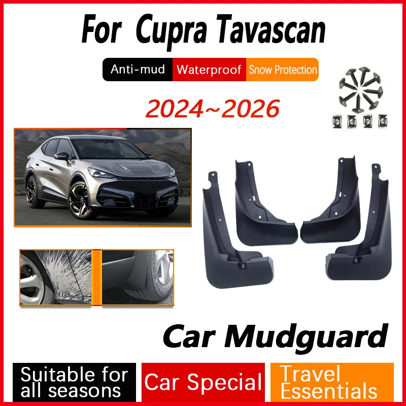 

Аксессуары для Cupra Tavascan 2025 и Volkswagen ID. UNYX 06 2024 2026 Автомобильные брызговики, защита от грязи, аксессуары для авто