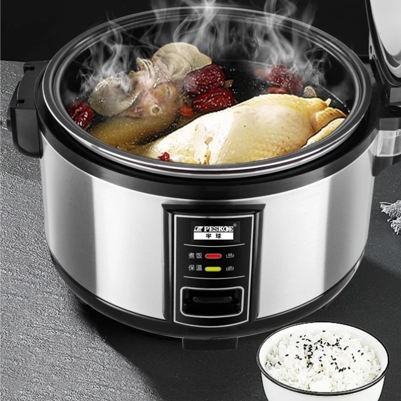 Hemisphere Micro-Pressure Large-Capacity Non-Stick Commercial 8-Liter Super Hotel 10L Hotel Canteen Special Rice Cooker