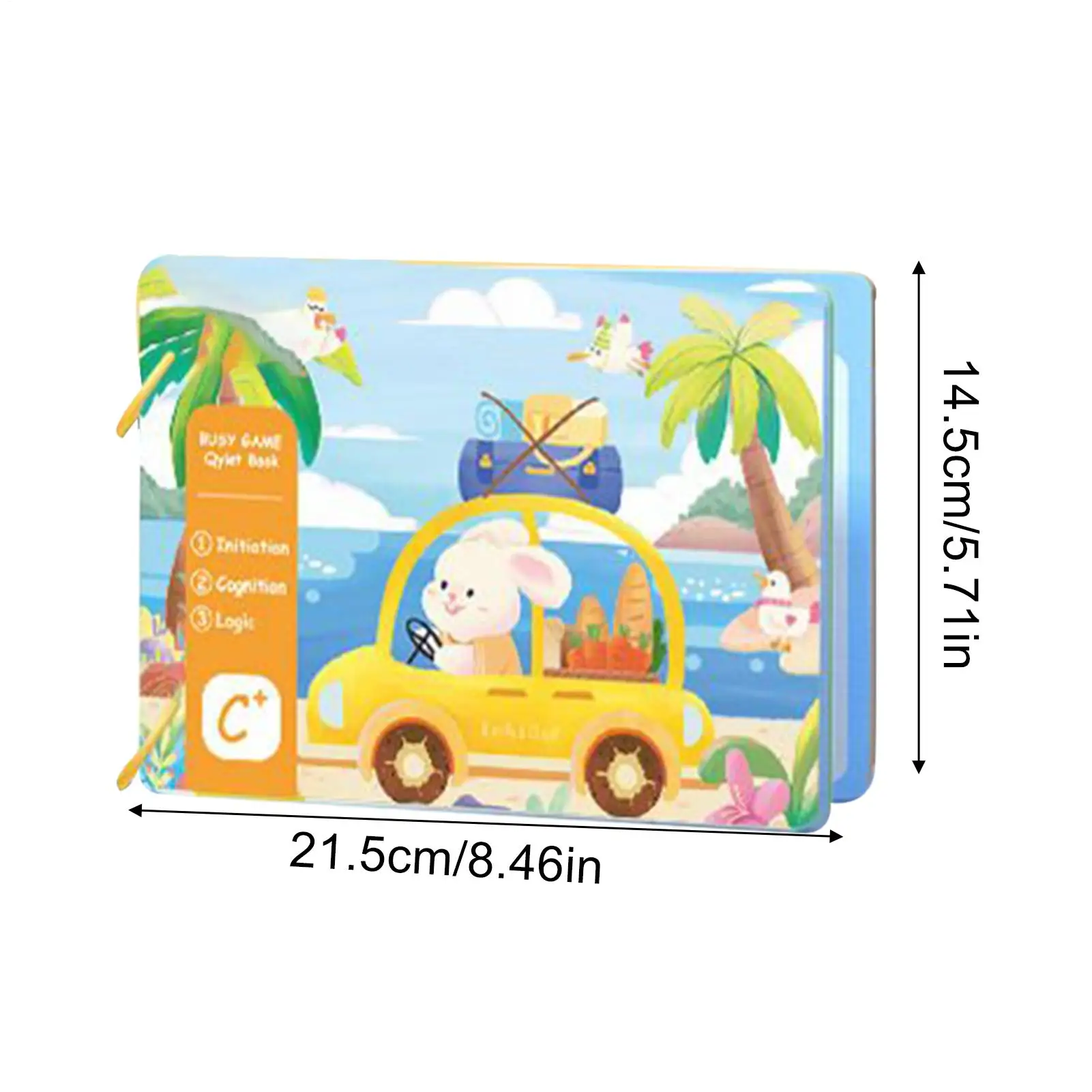 Quiet Activity Books Educational Sensory Toys Interactive Book For Babies For Car Airplane Restaurant Stroller High Chair Home