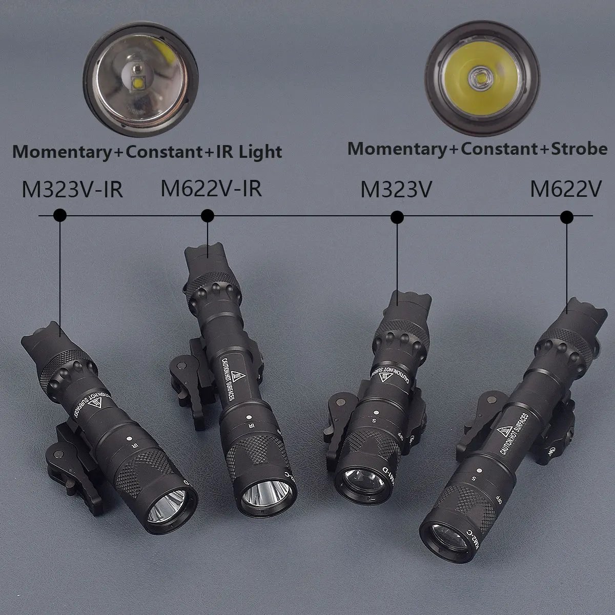 Linterna táctica Surefire LED alta potencia infrarroja estroboscópica - imagen 3