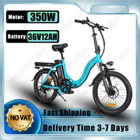 SAMEBIKE CY20 Ebike 350W 36V12AH Removable Battery Retro Electric Bike Folding Adult 20-inch Tire Road Mountain Electric Bicycle
