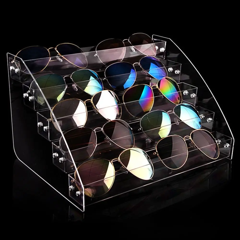 Multi-layer Holder Storage Box Glasses Frame Tray Jewelry Organizer Acrylic Stand Sunglass Display Rack