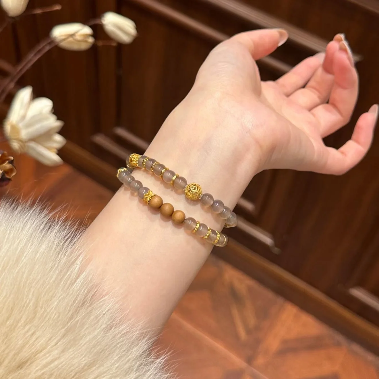 Simple and stylish stacked bracelets versatile and understated elegant and refined lucky gift accessories that attract wealth