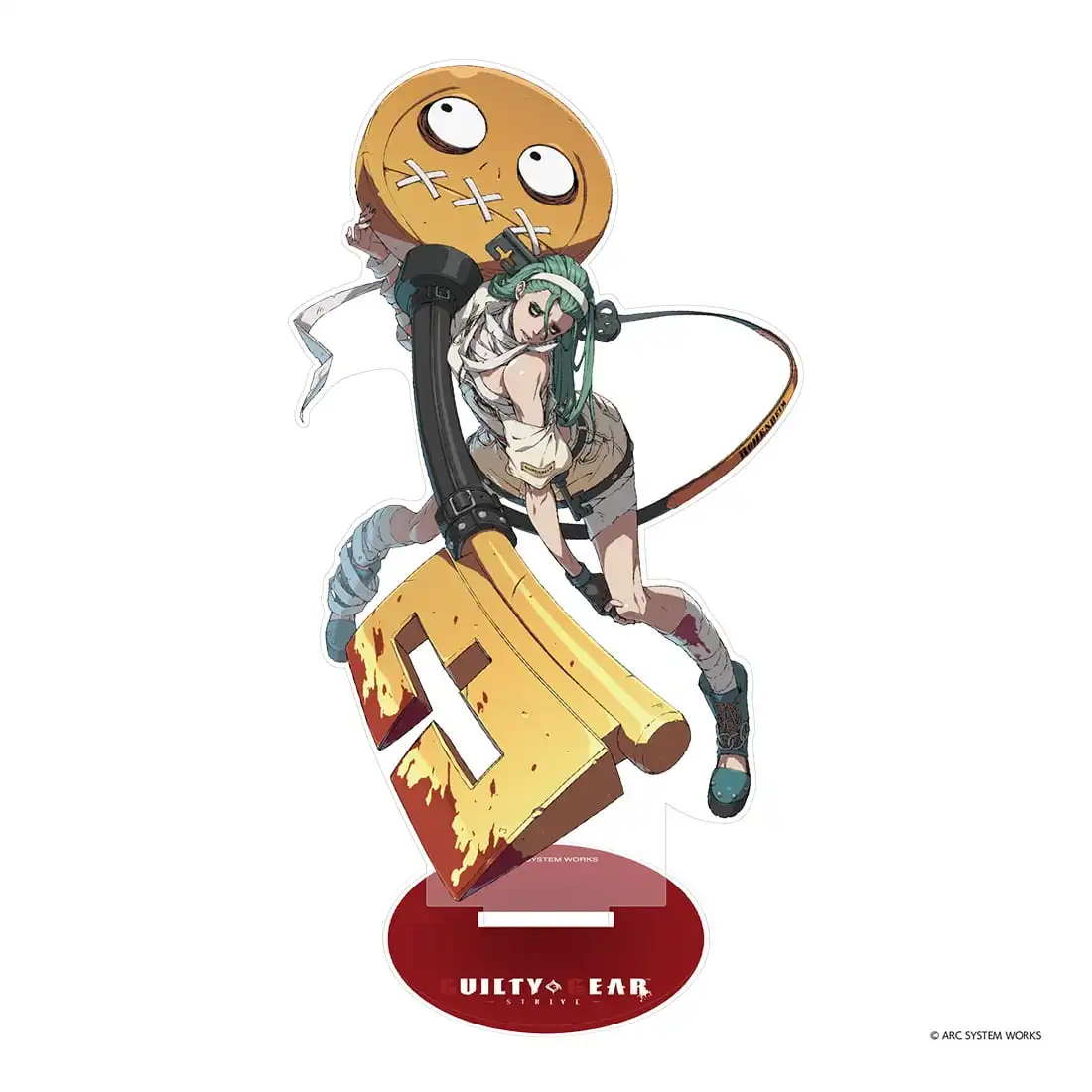 Anime Game Guilty Gear -Strive- 15cm Fashion Acrylic Stand, Baiken, Easter Home Decor for Office Desk and Fan keychain
