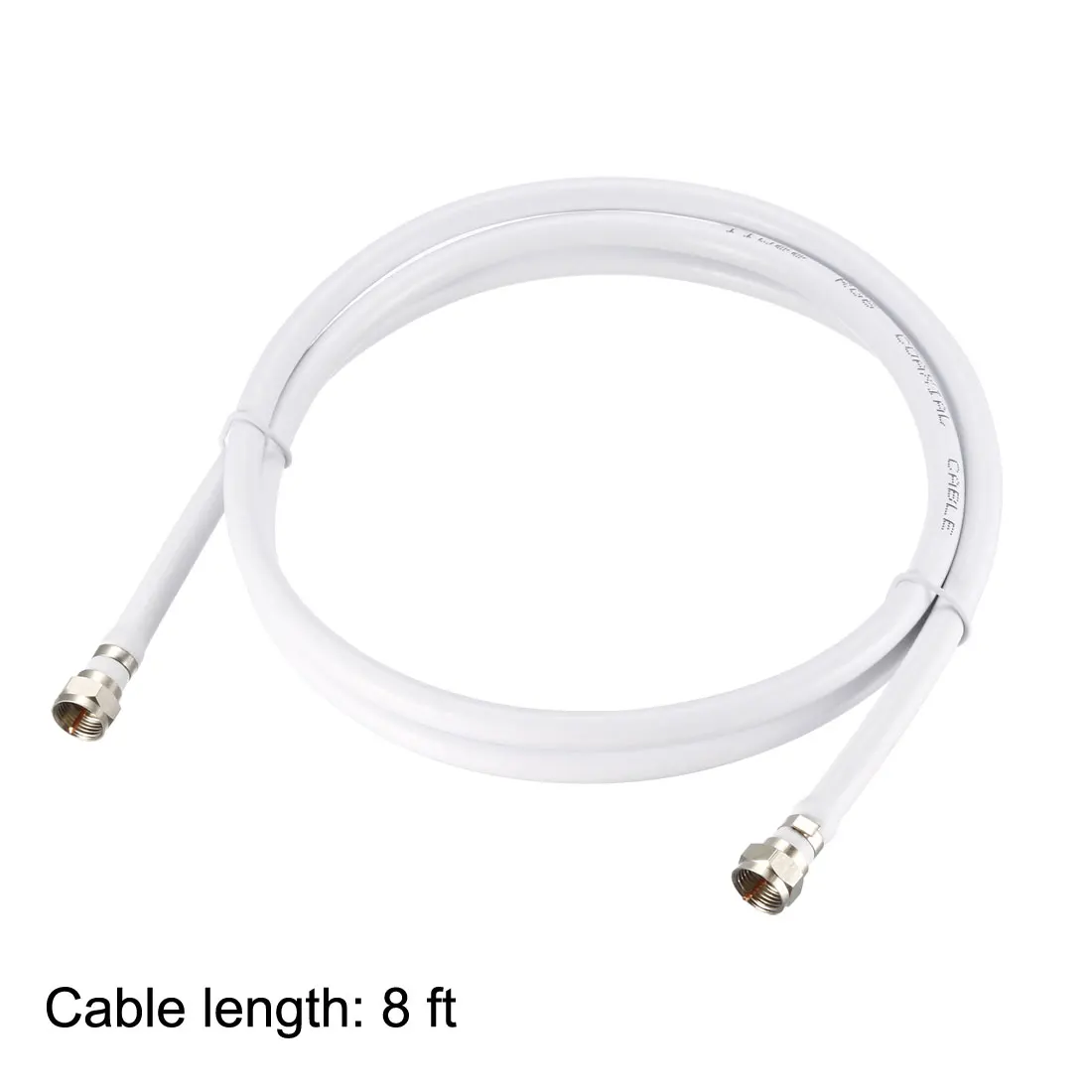 1-12 Ft RG6 Coaxiale Kabel Met F Type Male Naar F Type Man Connectors RG6 Satelliet Antenne Kabel wit Coaxiale Verlengkabel