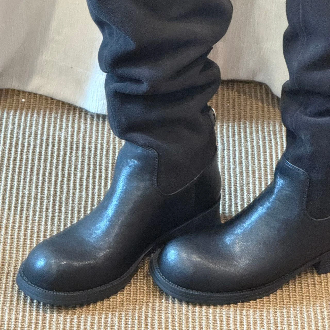 BANFANG Women's Boots 4cm Round Retro Mid-calf Boots Autumn Winter New Casual Fashion Brand Design High Quality Shoes For Women