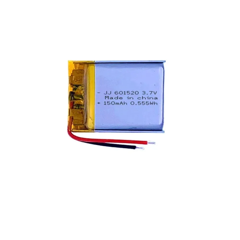 601520 3.7V 160mAh Polymer Lithium Rechargeable Battery Replacement For GPS Locator Mini Beauty Instrument
