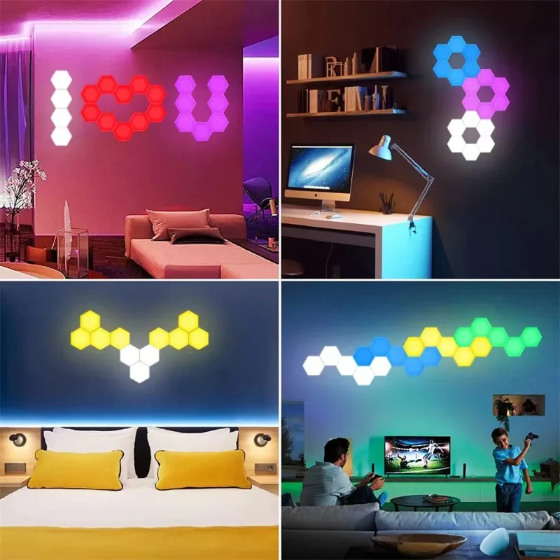 Gaming quantum atmosphere light, bedroom background wall atmosphere decorative light