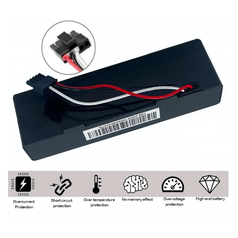 Original 12800mAh Rechargeable battery For Conga 3290 3390 3490 3590 3690 3790 3890 Sweeping Mopping Robot 14.4V Vacuum Cleaner