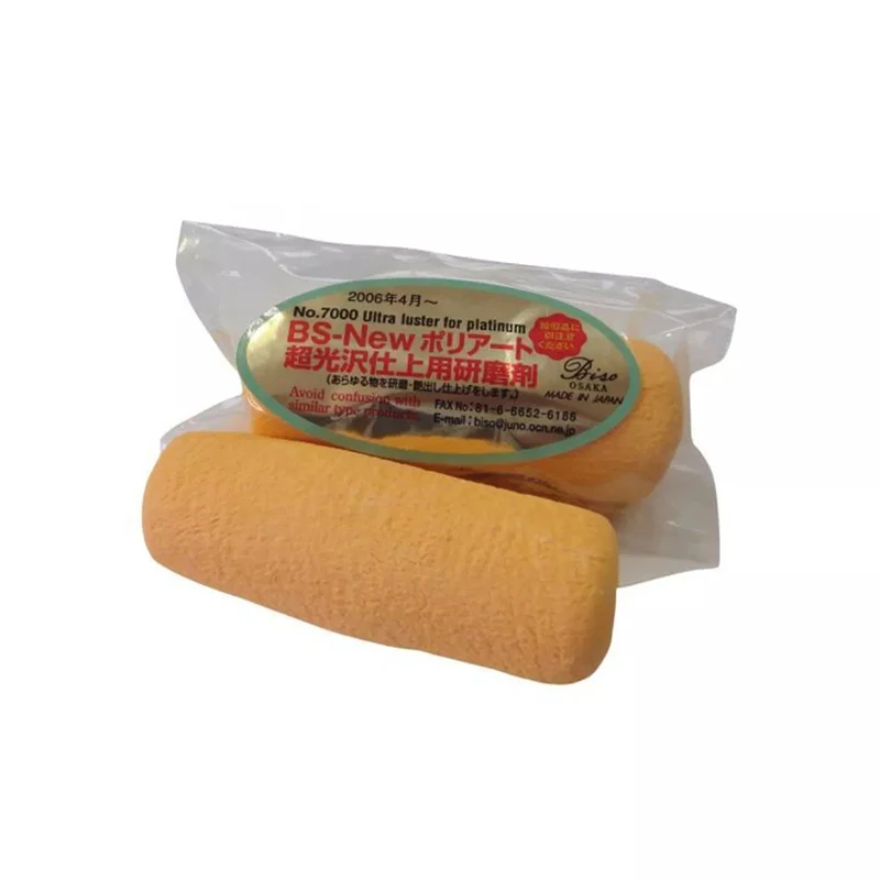 Biso Portakal Parlatma Bileşiği No.7000 Japonya Takı Parlatma Bileşiği Altın Gümüş Platin Aşındırıcı Ayna Kaplama Parlatma Macunu