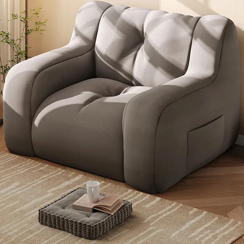 غرفة نوم منحني أريكة بنمط حقيبة الفول منتصف القرن الحديثة مبطن غرفة المعيشة أريكة مريحة الحد الأدنى Salas Muebles أثاث الشمال