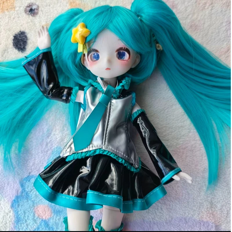 

Miku 1/6 Bjd Doll Cute Toy Action Figure Collectable Model Garage Kit Anime Peripheral Desktop Ornament Birthday Gift