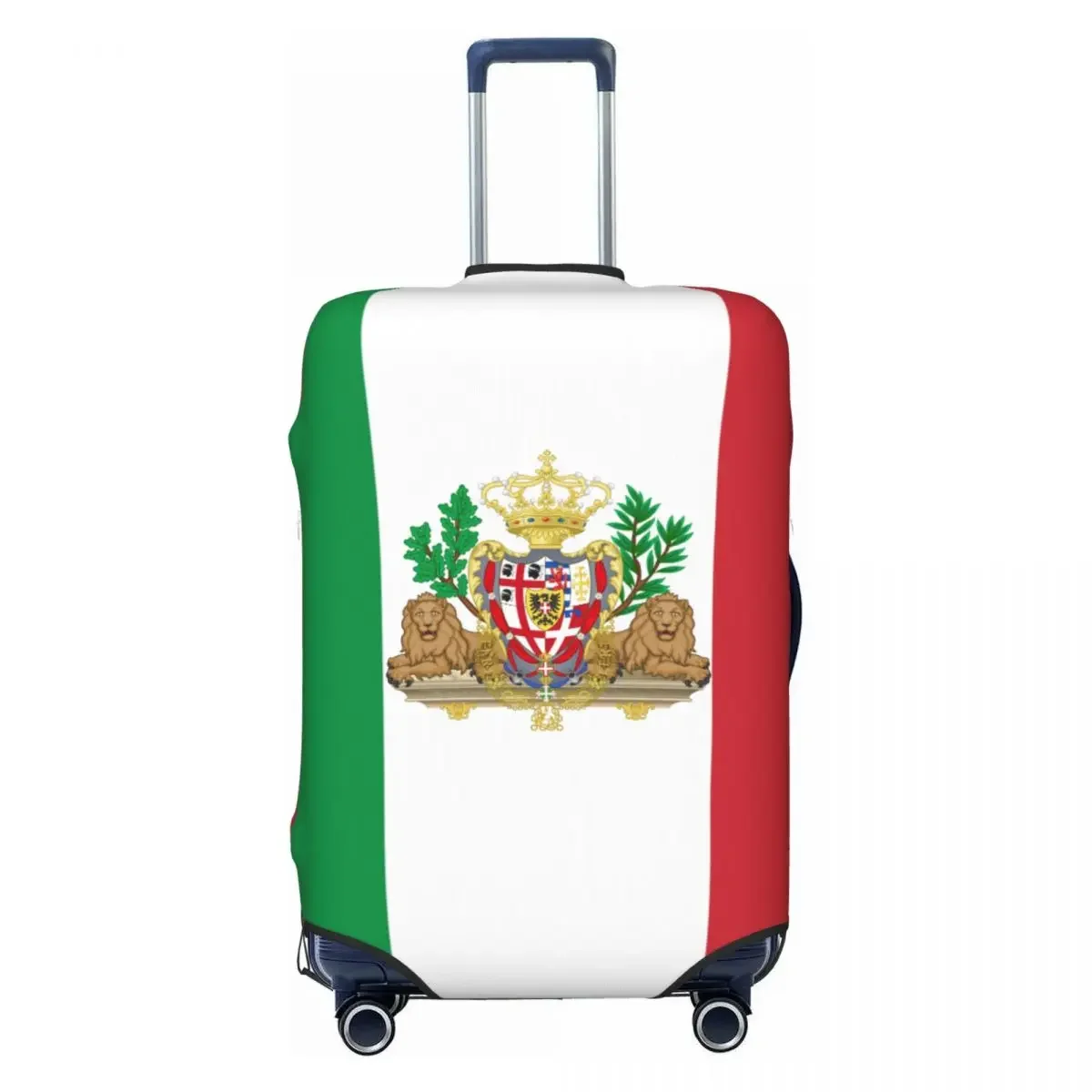 

Funny Coat Of Arms Of Kingdom Of Sardinia Flag Luggage Cover Protector Dust Proof Travel Suitcase Covers