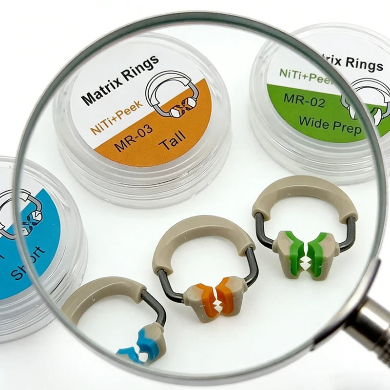 

3Pcs Dental Sectional Matrix System NiTi Alloy Autoclavable for Pediatric & Adult Restorations