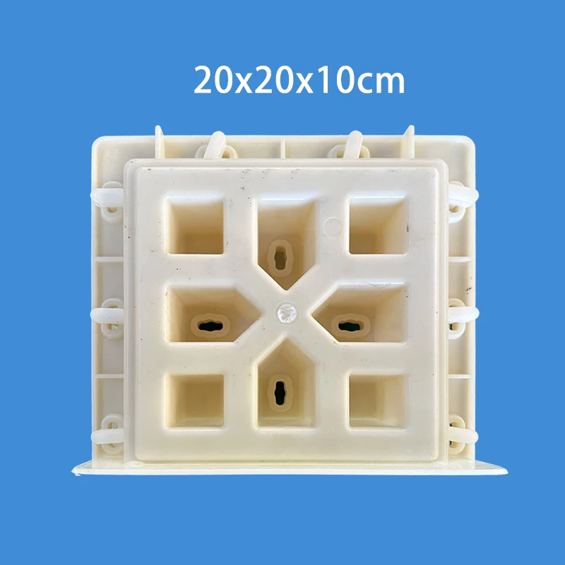 

Hollow Brick Cement Double-Sided Mold 20 * 20 * 10Cmabs Plastic Garden House Partition Background Wall Decoration