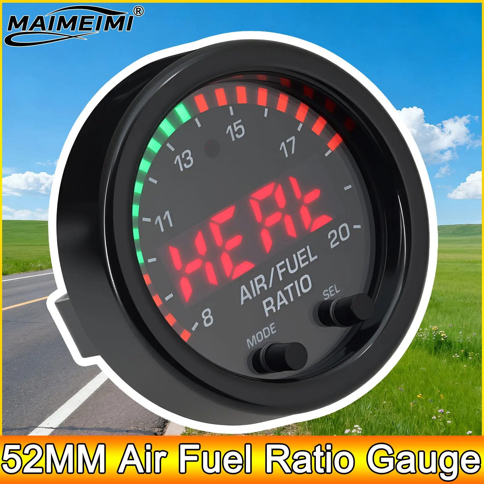 

Широкополосный датчик кислорода AD AFR 52 мм, комплект датчиков соотношения воздуха и топлива 0258017025, автомобильный датчик AFR, контроллер, измеритель 30-0300 O2, соотношение воздуха и топлива