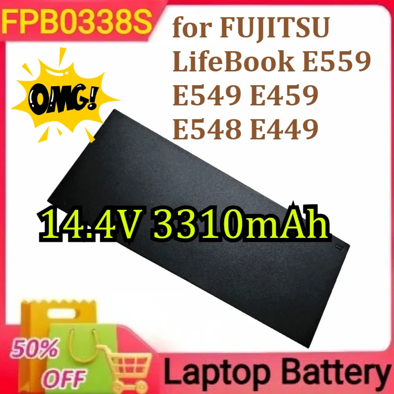 

FPB0338S FPCBP529 FMVNBP247 Laptop Battery for FUJITSU LifeBook E559 E549 E459 E548 E449 14.4V 3310mAh